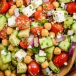 Chickpea Feta Salad