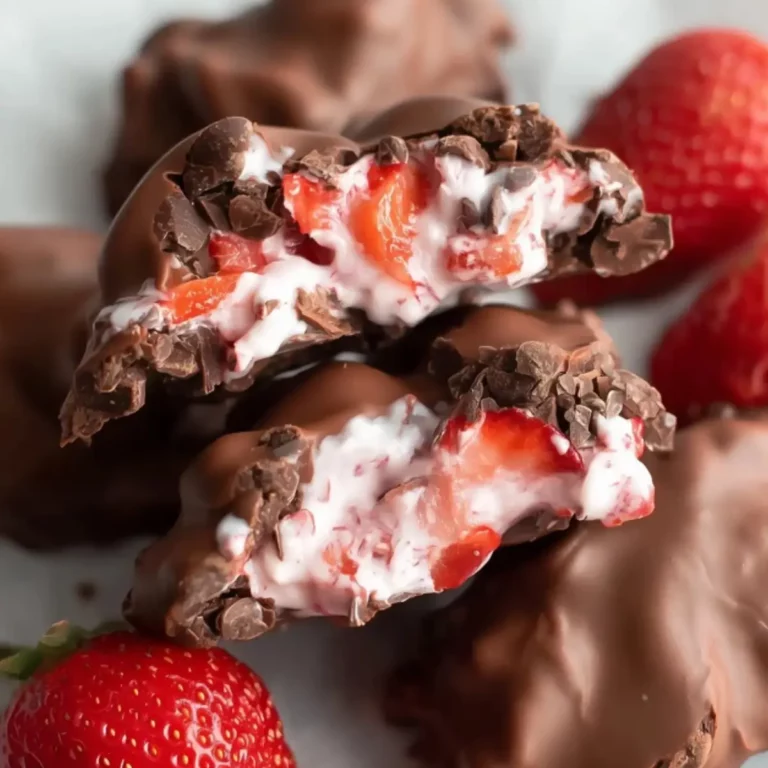 Chocolate Strawberry Yogurt Clusters