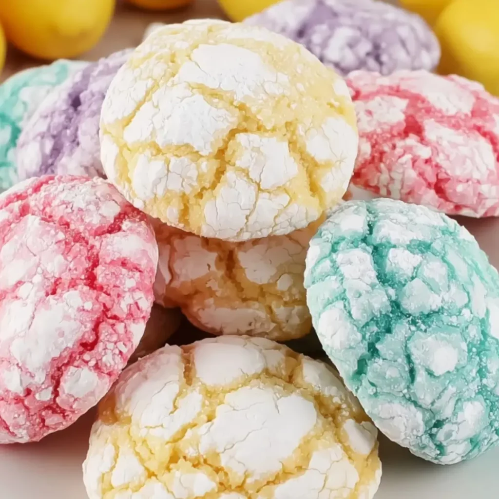Lemon Crinkle Cookies