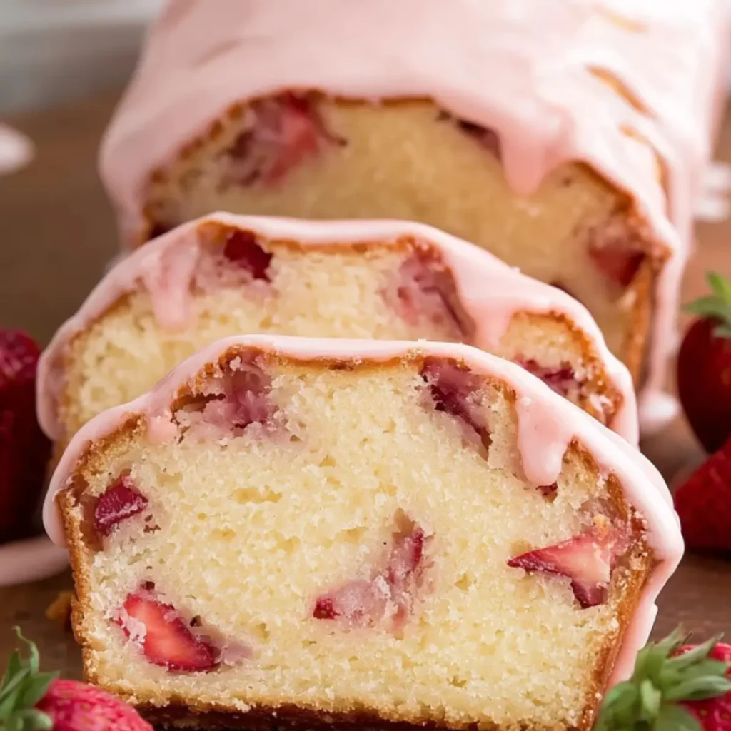 Strawberry Pound Cake