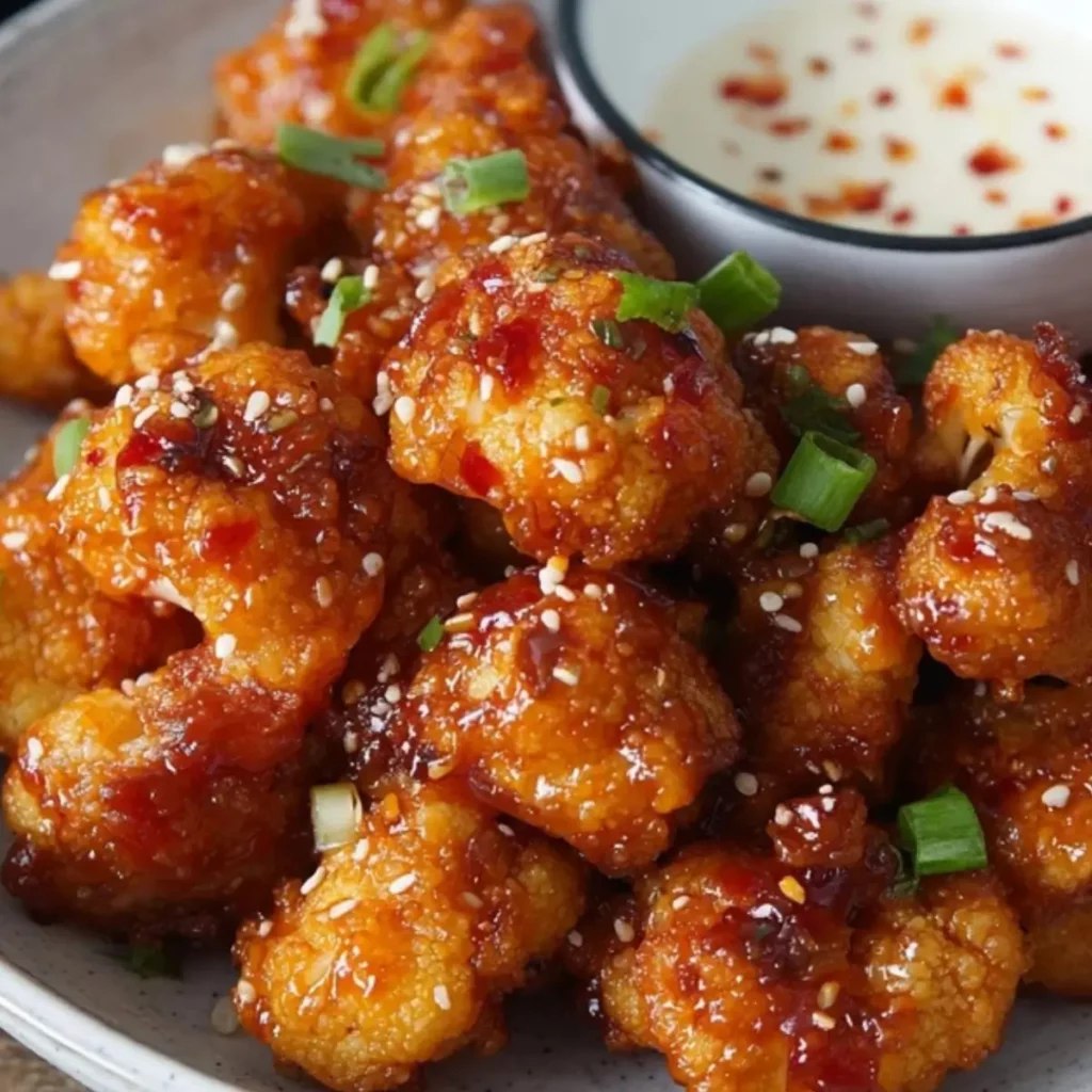 Sweet Chili Cauliflower Wings