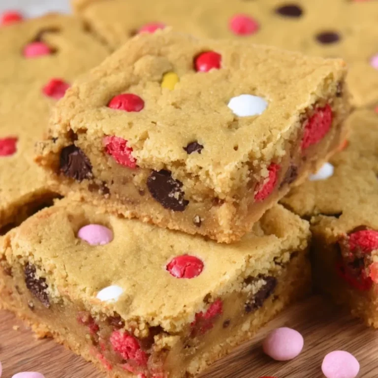 M&M Cookie Bars