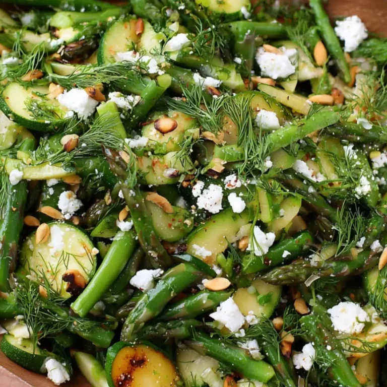 Saut&eacute;ed Spring Vegetable Salad