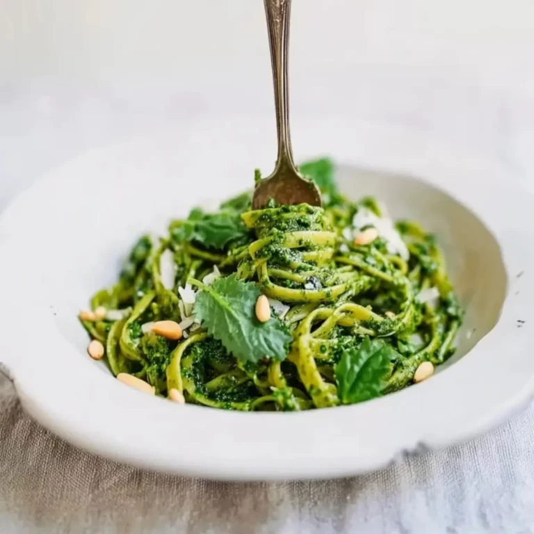 Spring Pasta with Nettle Pesto