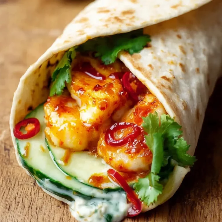 Sweet Chili Halloumi Wraps
