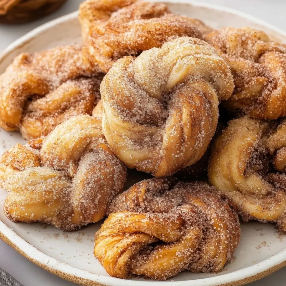 Vegan Cinnamon Sugar Knots