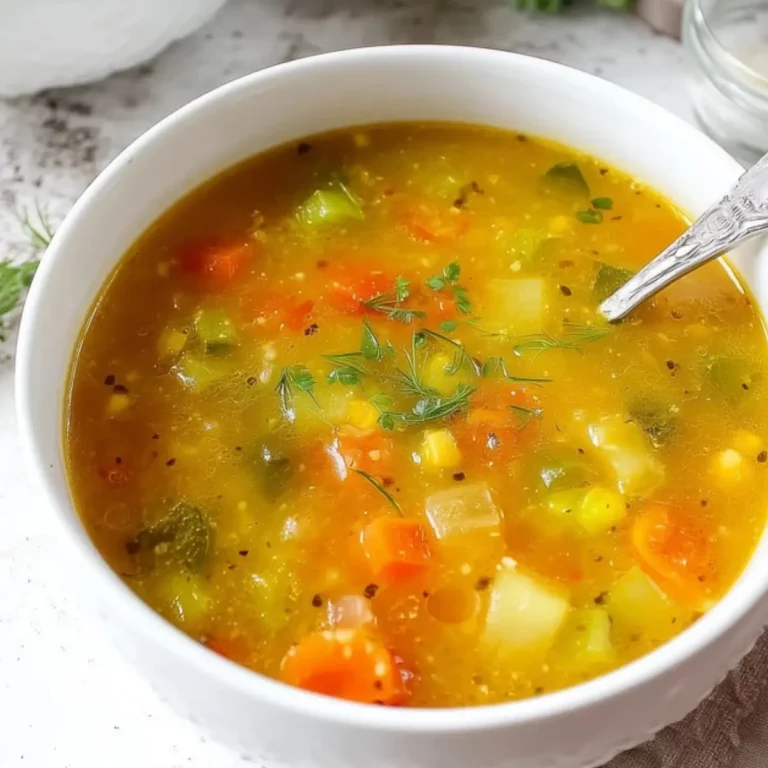 Vegetable Soup without Tomatoes