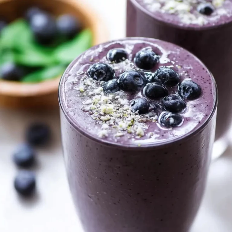 Blueberry Avocado Spinach Smoothie