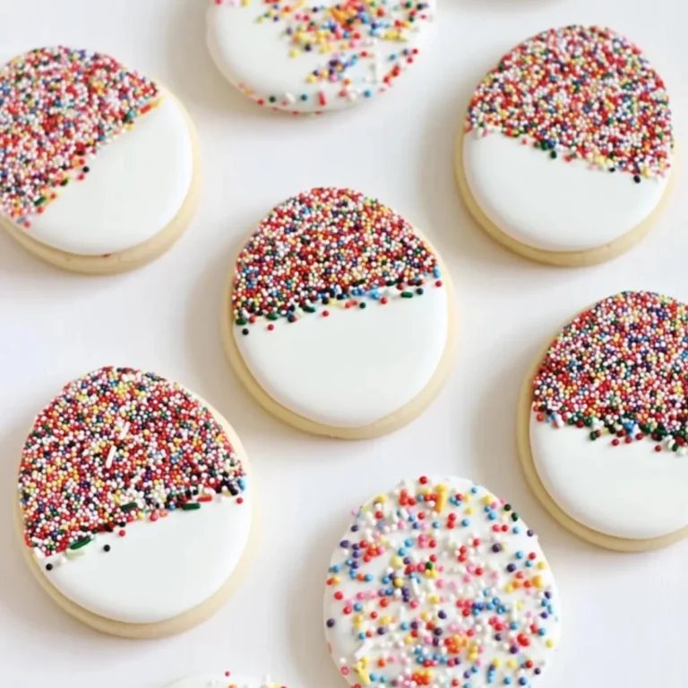 Easter Egg Sprinkle Cookies
