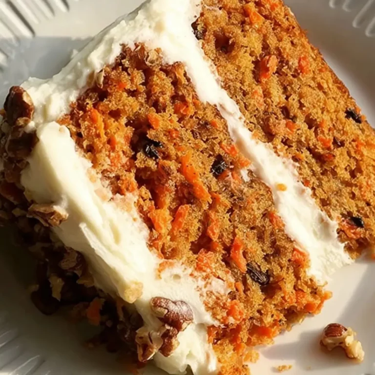 Eggless Carrot Cake