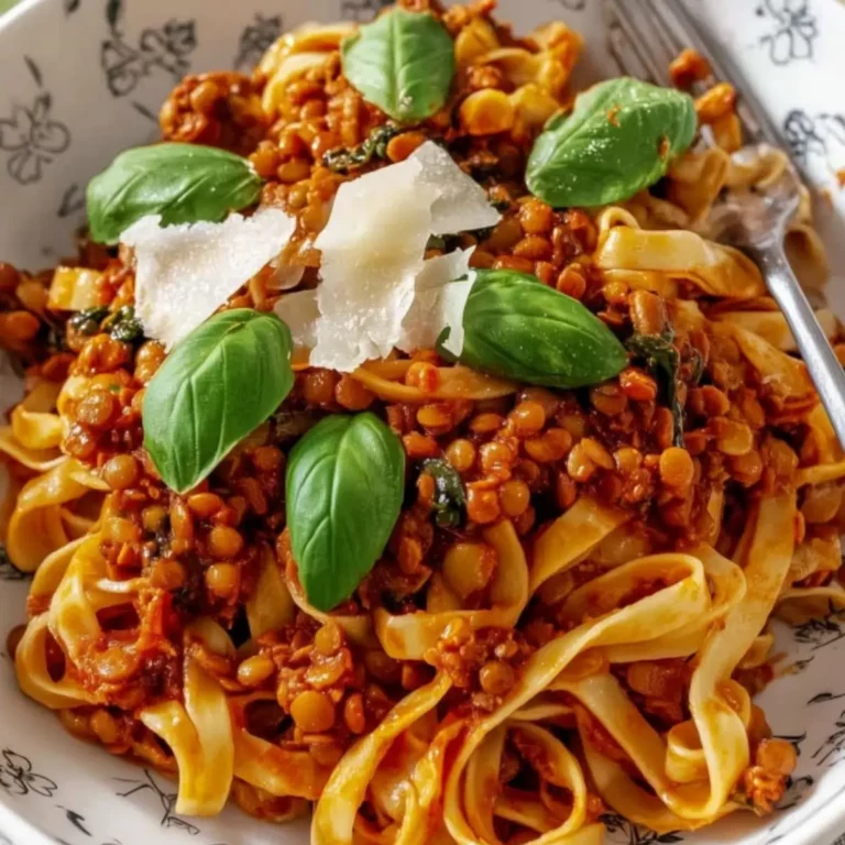 Lentil bolognese