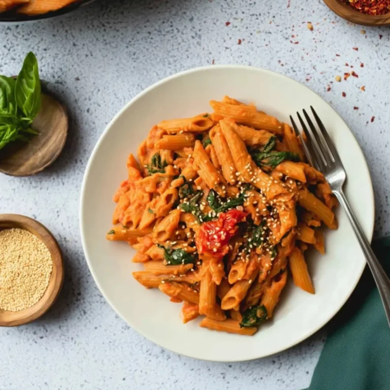 One Pot Red Lentil Pasta