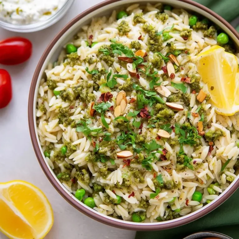Pesto Orzo Salad