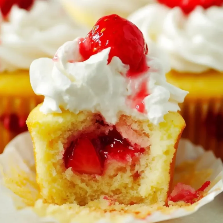 Strawberry Shortcake Cupcakes