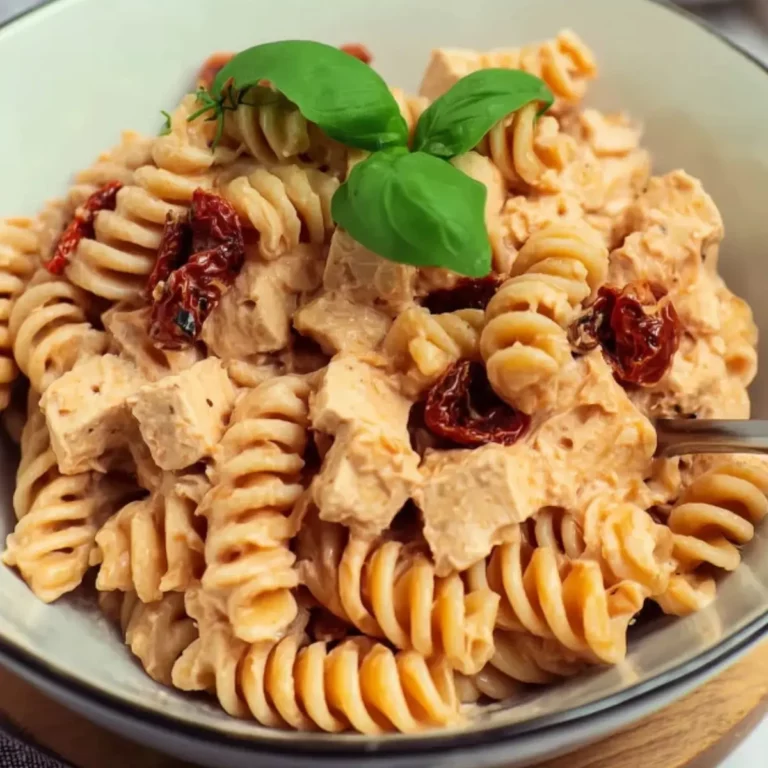 Tofu Pasta with Sundried Tomatoes