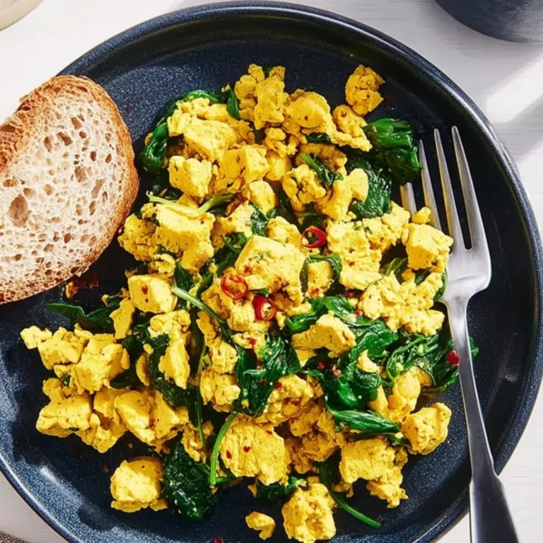 Tofu Scramble with Spinach