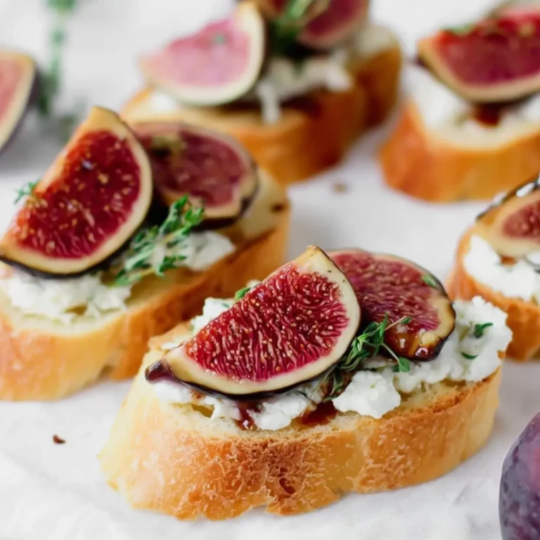 Fig and Goat Cheese Crostini