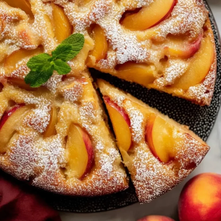 Fresh Peach Cake