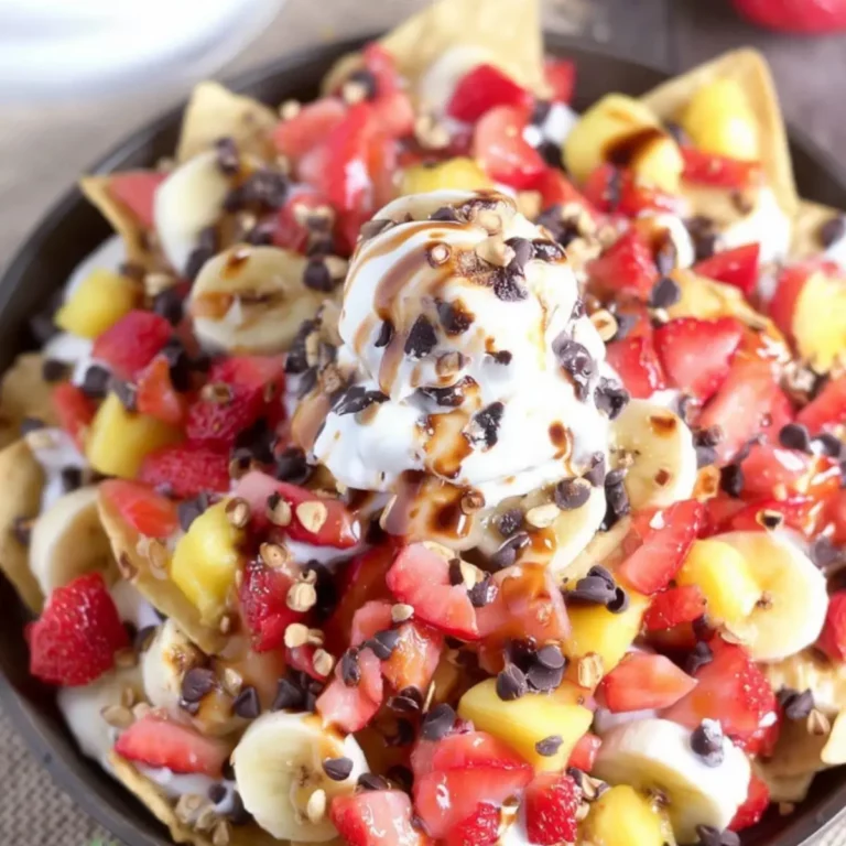 Grilled Dessert Nachos
