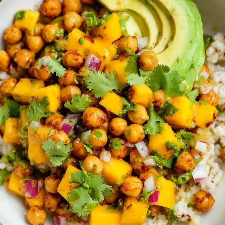 Mango Chickpea Salad