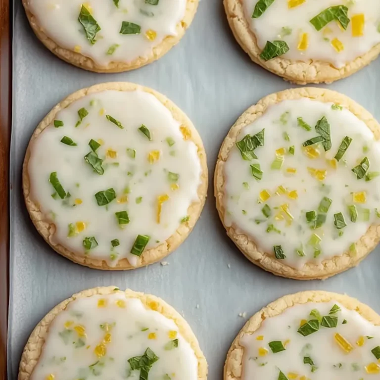 Mojito Sugar Cookies