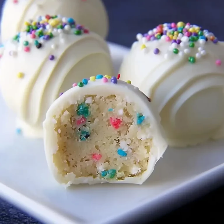 No Bake Cake Batter Truffles