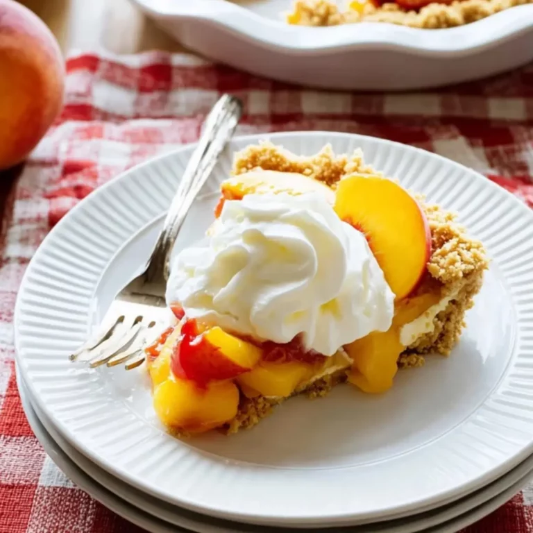 Peach Cheesecake Pie
