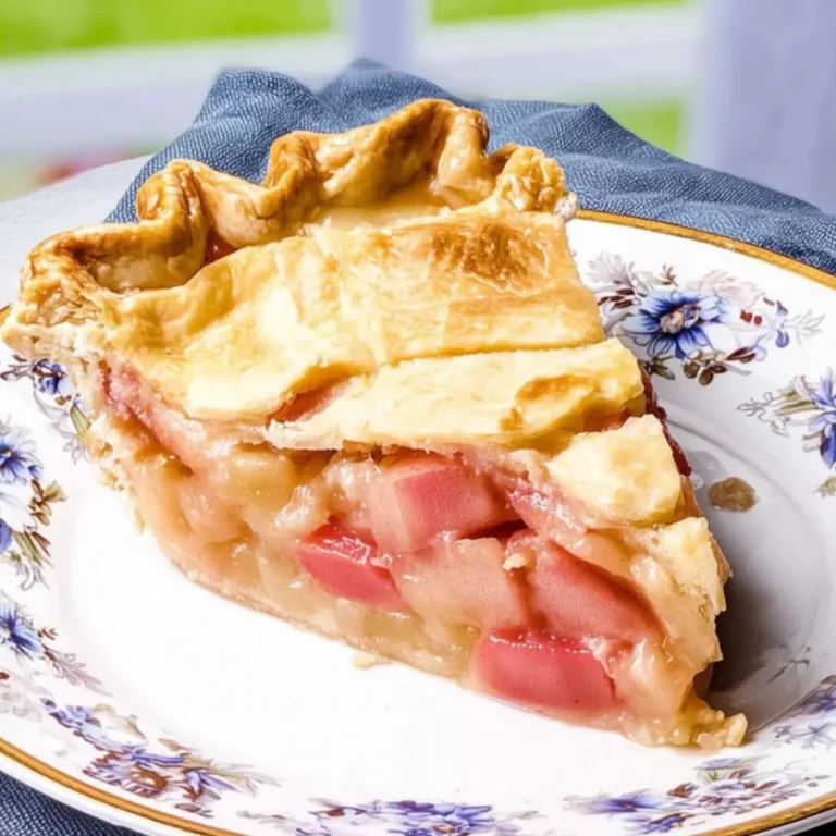 Rhubarb Custard Pie