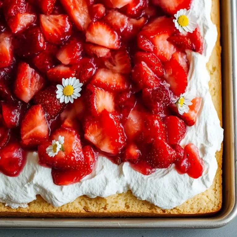 Sheet Pan Strawberry Shortcake