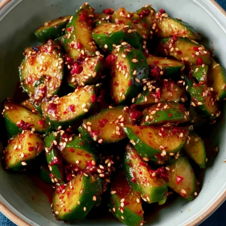 Spicy Korean Cucumber Salad