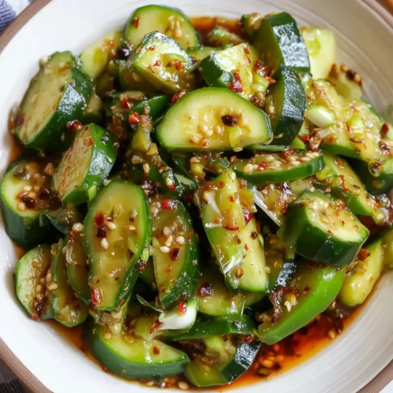 Spicy Smacked Cucumber Salad