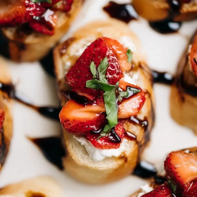 Strawberry Bruschetta