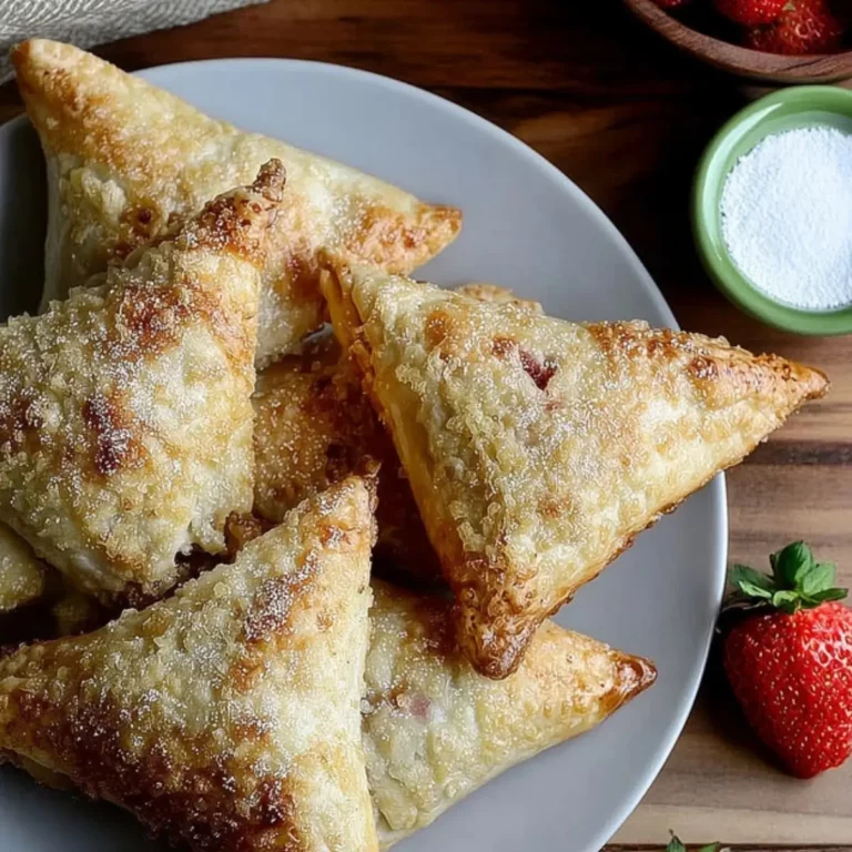 Strawberry Rhubarb Turnovers