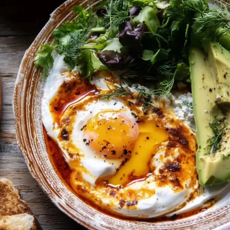 Turkish Eggs with Chile Butter