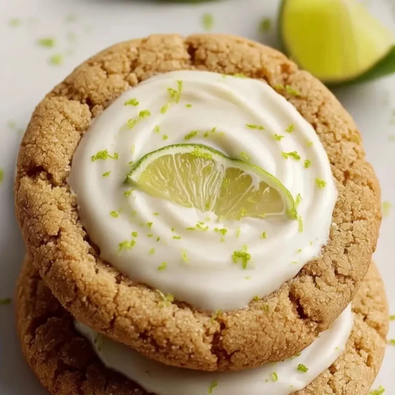 Zesty Key Lime Pie Cookies