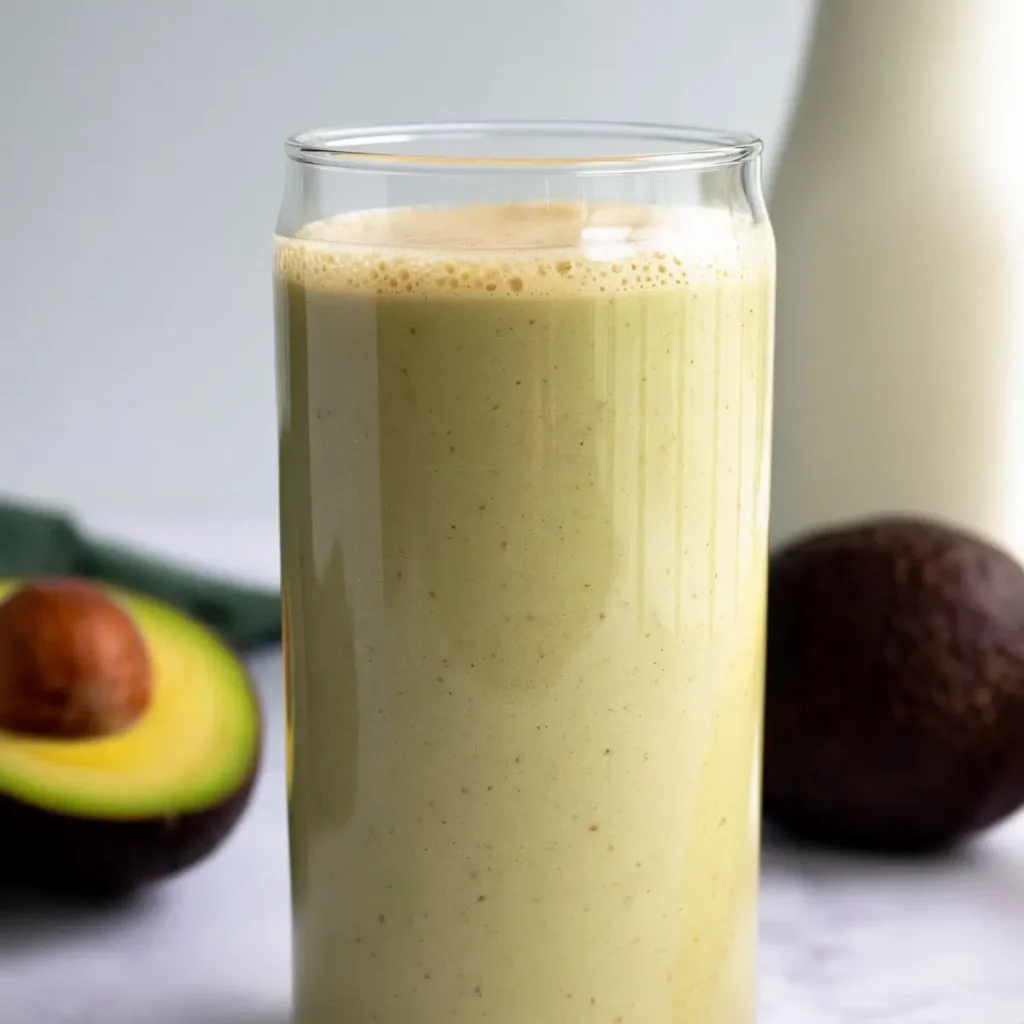Banana Avocado Almond Milk Smoothie