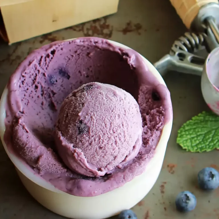 Blueberry Ice Cream