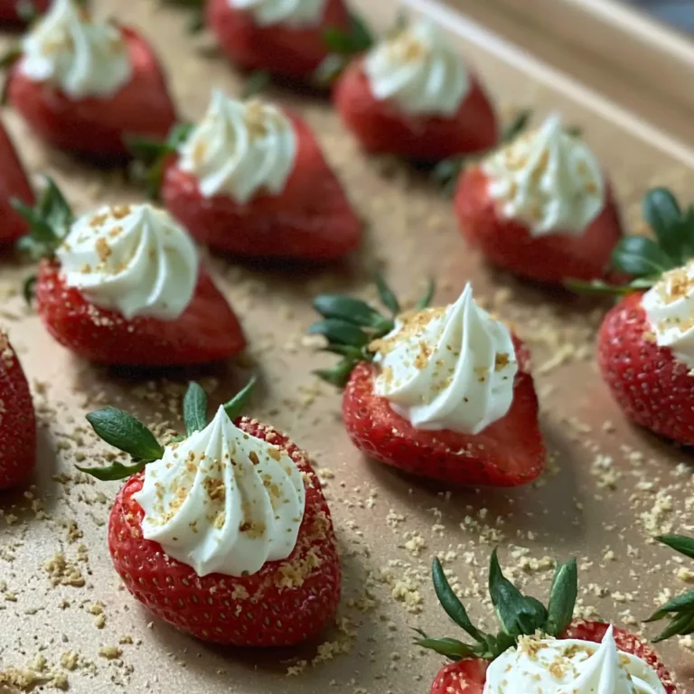 Cheesecake Deviled Strawberries