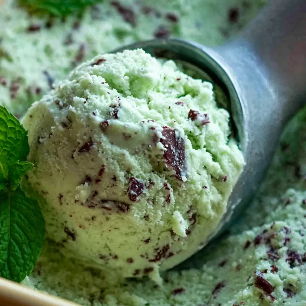Mint Chocolate Chip Ice Cream