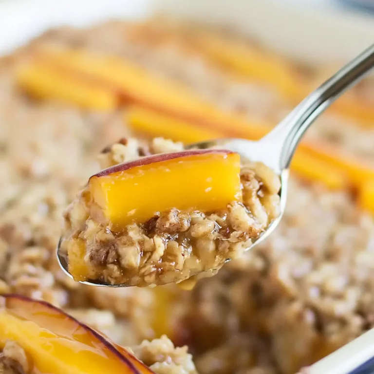 Peach Baked Oatmeal