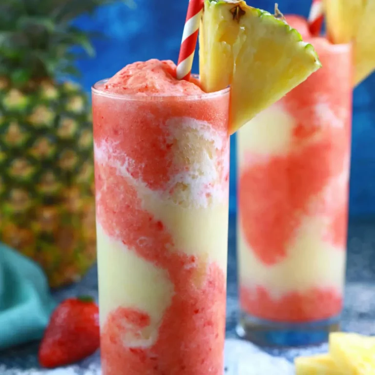 Virgin Strawberry Pina Colada