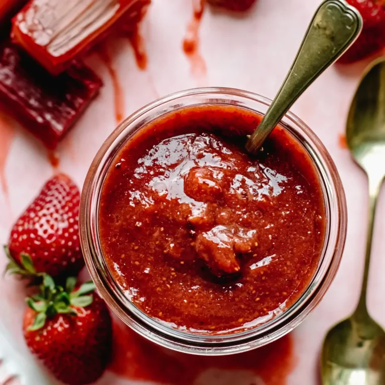 strawberry rhubarb sauce